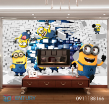 Gạch ốp tường 3D cho trẻ